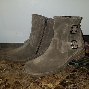 PAUL GREEN Royal Suede Anthrazit Ankle Boots US7.5